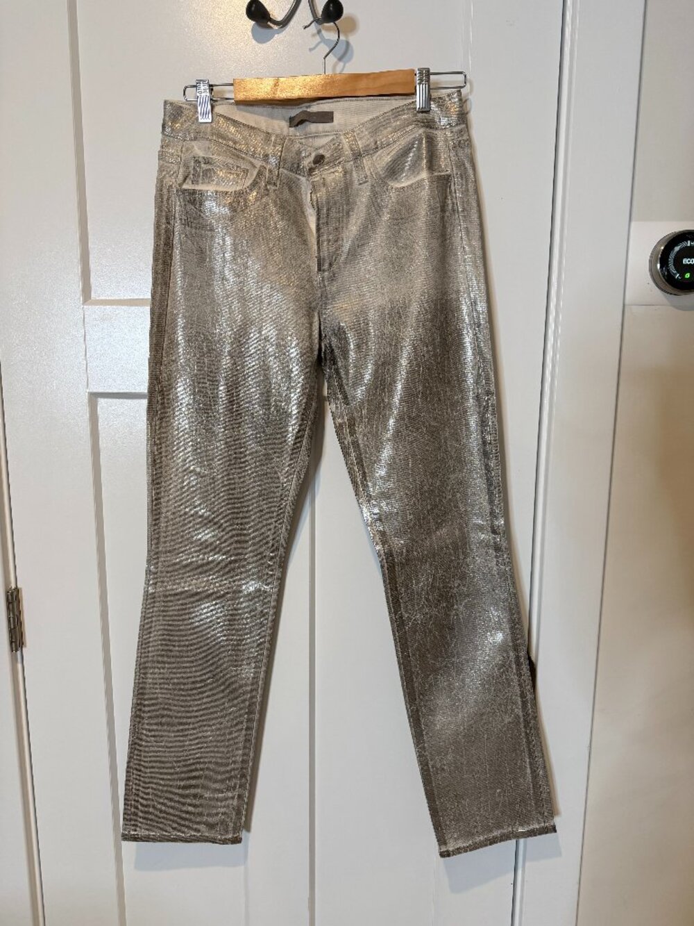 Joe's The Lara Mid-Rise Metallic Jeans Size 29